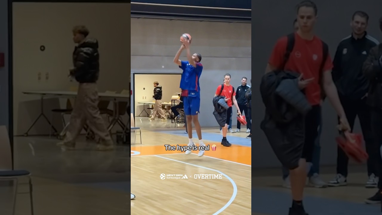 He&rsquo;s here 👀 #mohameddabone #nextgeneuroleague #adidasbasketball #viral #explore #shorts