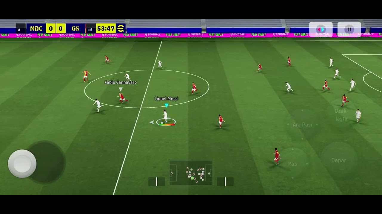 R.Carlos forvette! Forvetsiz oynama challenge. #efootball 