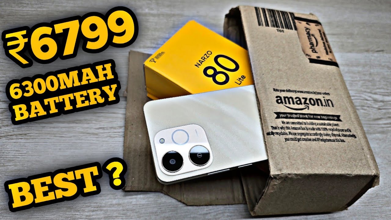 Realme Narzo 80 Lite Unboxing - New Budget King Under 6500 ?