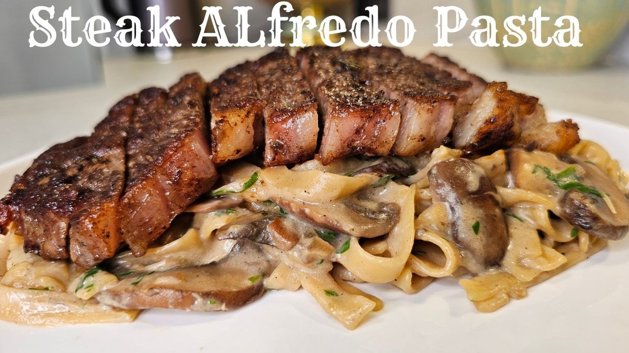 Creamy Mushroom Steak Alfredo Pasta: Easy And Delicious Recipe