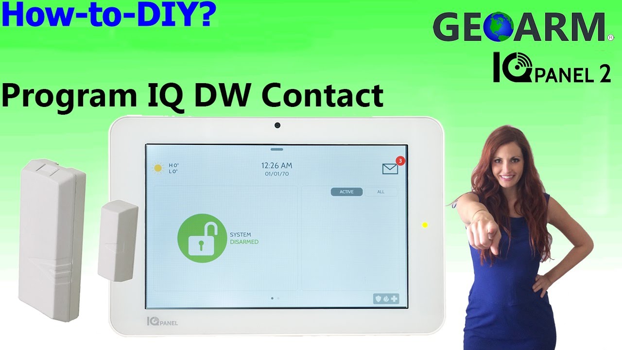 Qolsys IQ DW Contact - IQ Panel 2 Programming