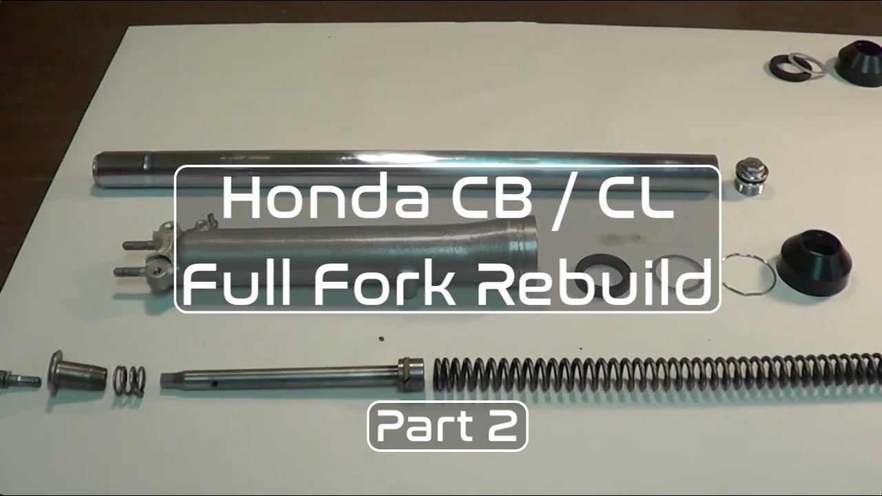 Honda CB Fork Rebuild pt2: Dissembly on Bench Method