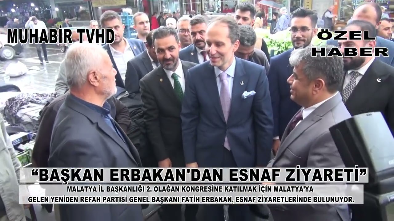 Başkan Erbakan'dan Esnaf Ziyareti