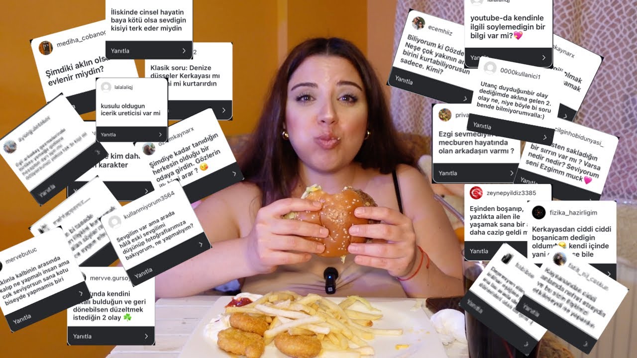 HAMBURGER EŞLİĞİNDE ZOR SORULAR 🥵 EVLİLİK CİNSELLİĞİ ÖLDÜRÜR MÜ ? BENİ HİÇ BÖYLE GÖRMEDİNİZ!