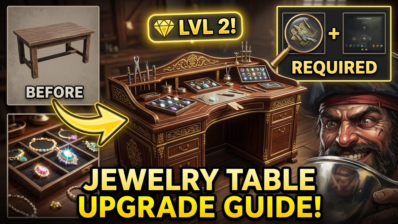 How to UPGRADE the JEWELRY TABLE in Windrose (Step by Step)
