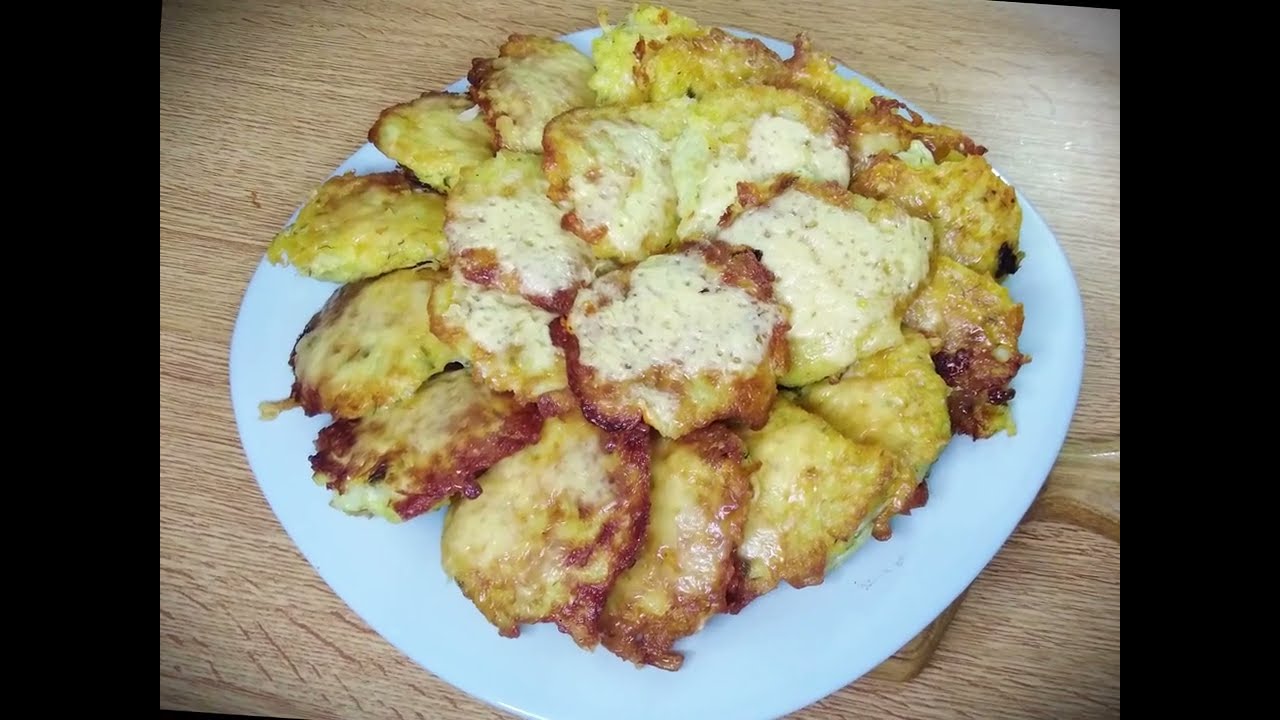 Cabbage and potato pancakes with cheese | Simple and delicious