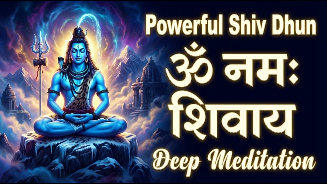 Powerful Om Namah Shivaya jaap🕉️ | Deep Meditation Shiva Chant | Peaceful Shiv Dhun #shiv #shivdhun