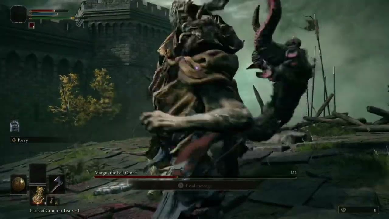 Elden Ring (PS5) - Margit, the Fell Omen - No Level Up Defeat