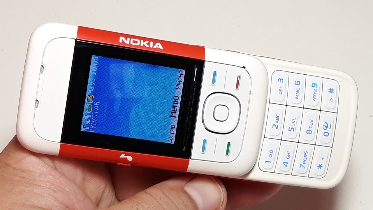 Nokia 5200 Red. Крутая капсула времени 1 час 36 минут . Retro Telefon aus Deutschland