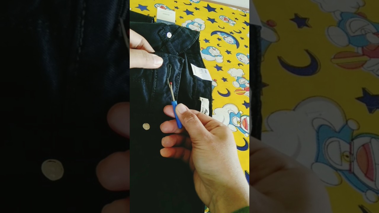 CARA MEMBUKA LUBANG KANCING CELANA JEANS