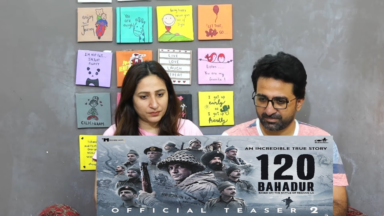 Pak Reacts to 120 Bahadur | Official Teaser 2 | Charlie Company | 21st November