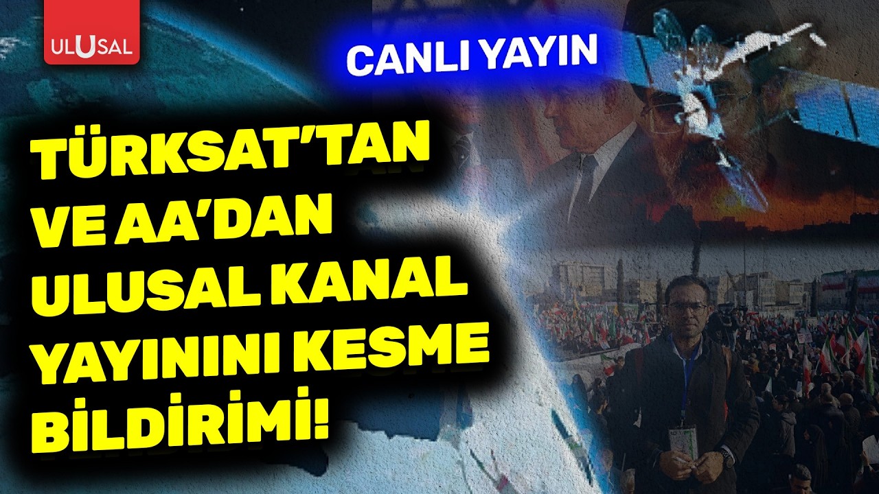 T&uuml;rksat ve AA'dan Ulusal Kanal yayınını kesme bildirimi | Adnan T&uuml;rkkan &Ouml;zel Yayın #CANLI