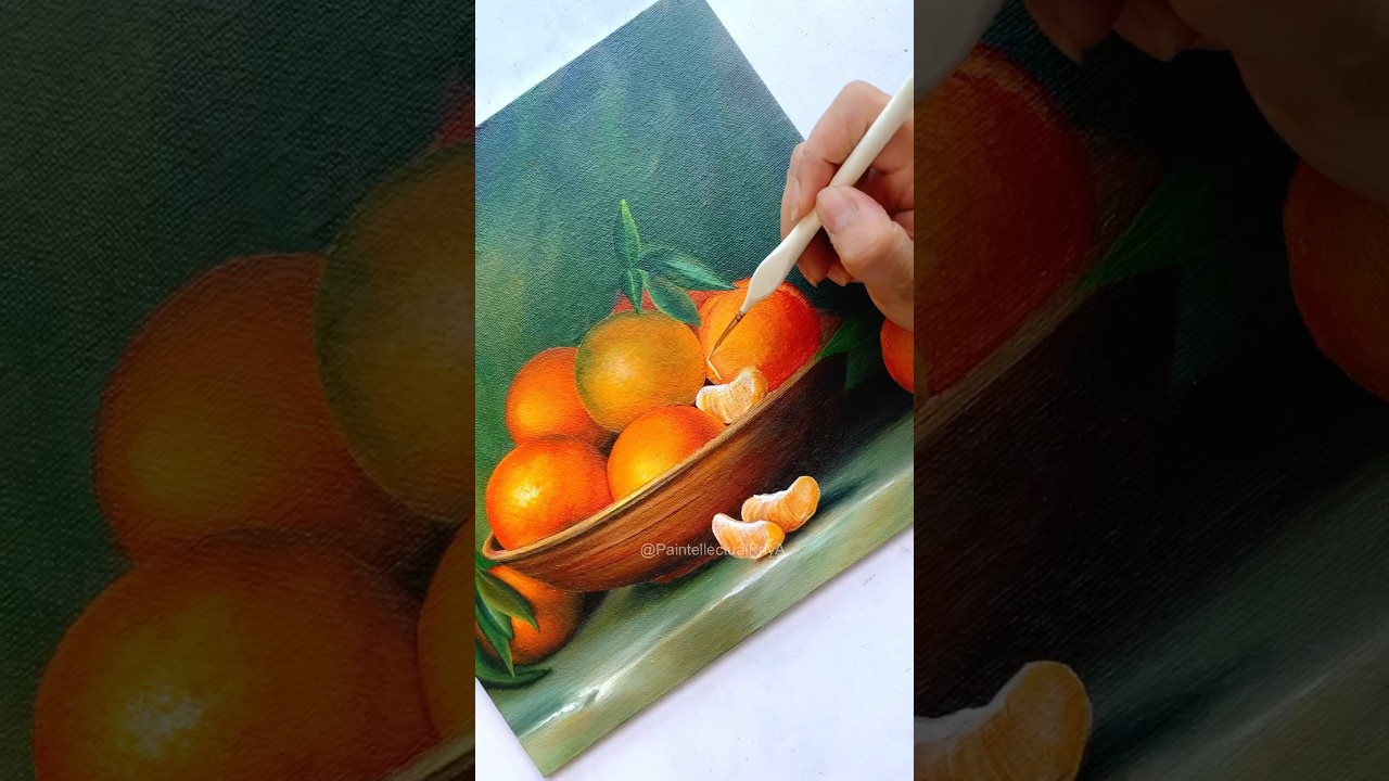 How to Paint Orange 🍊😱 