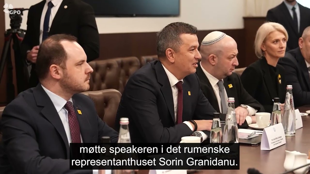 Takket for Romanias støtte til Israel