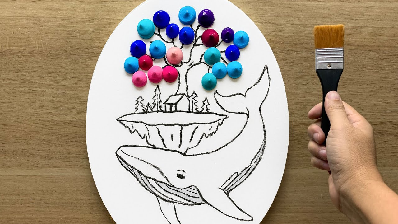 The Ocean’s Girl Acrylic Painting