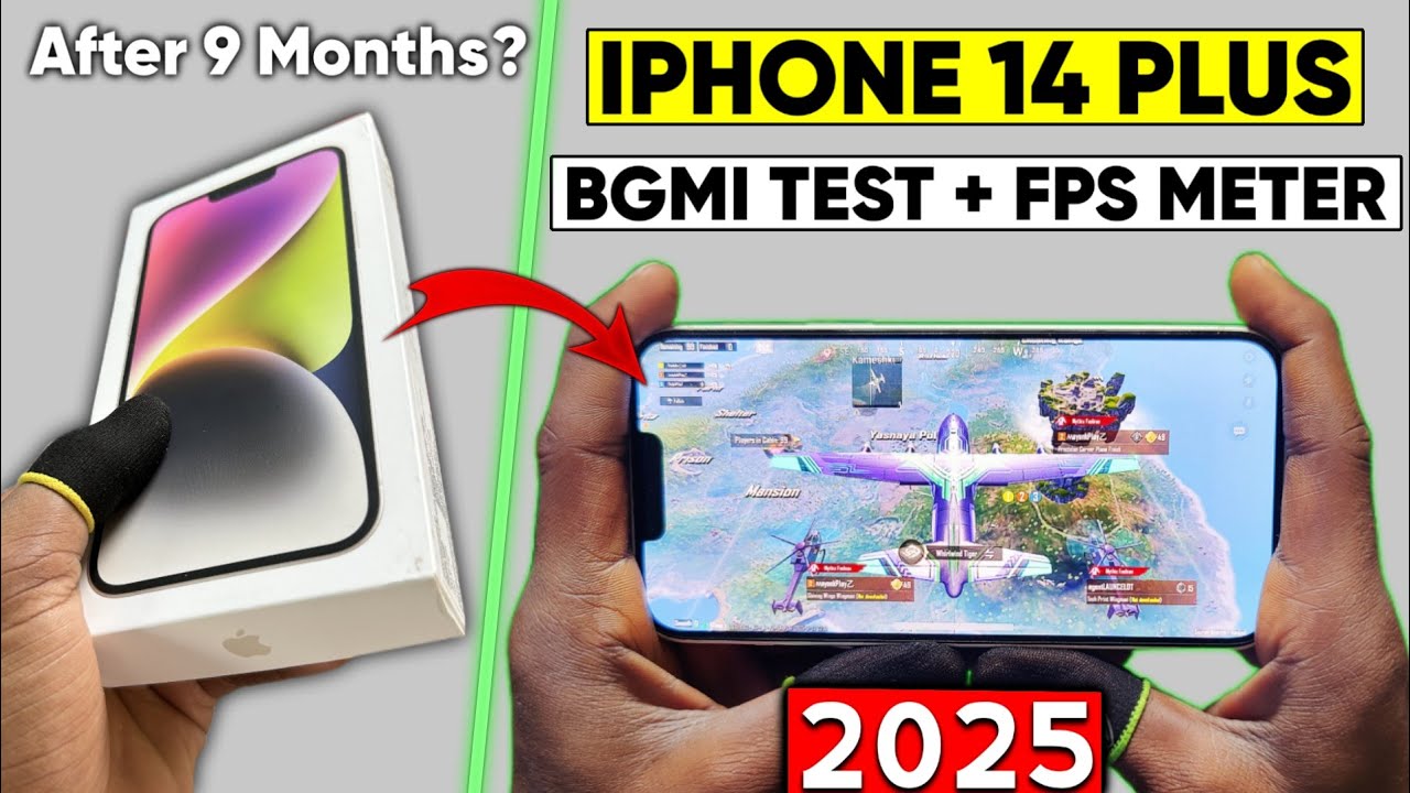 IPHONE 14 PLUS BGMI TEST 2025 | iPhone 14 Pubg Test | Buy Or Not ? | BGMI / Pubg Mobile