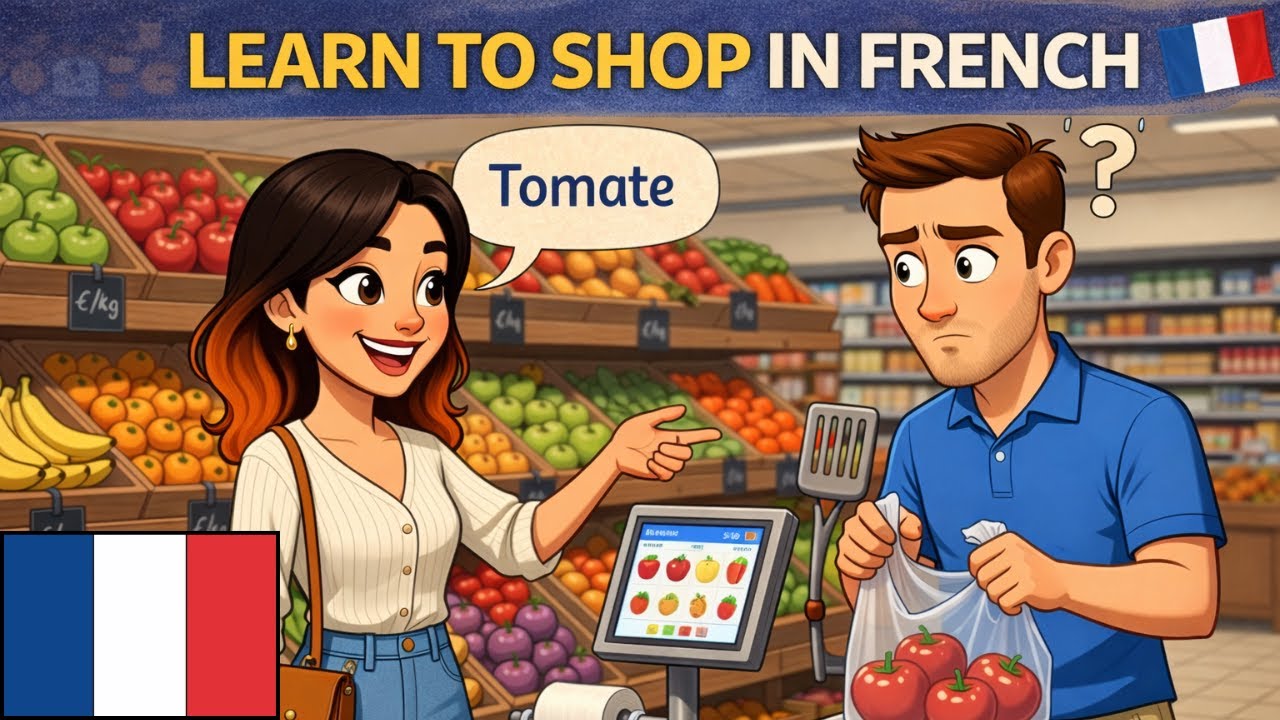 Easy French: How to Shop at the Supermarket | Beginner A1-A2