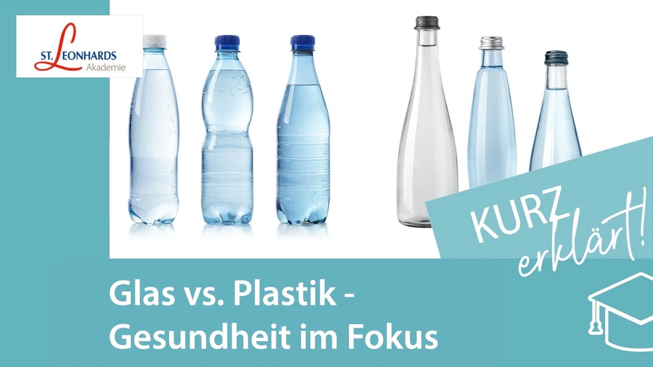 Warum Wasser aus Glasflaschen gesünder ist …