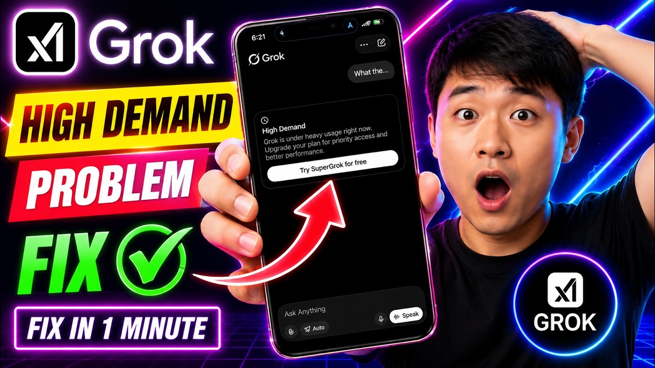 How to Fix Grok AI High Demand Error (2026)