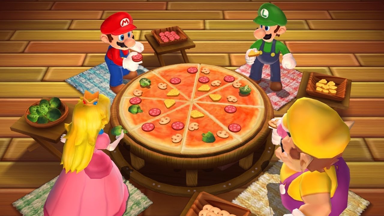 Mario Party 9 - Garden Battle - Mario VS Luigi VS Peach VS Wario (Master Difficulty)