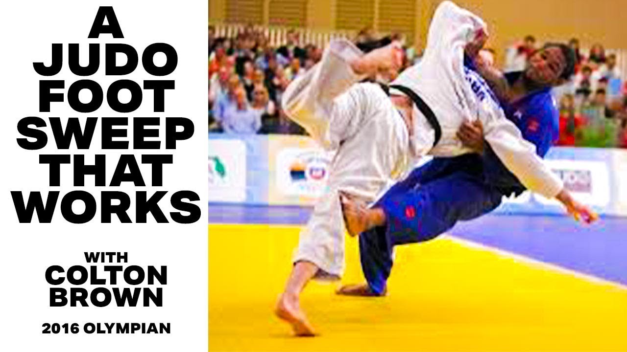 A Judo Foot Sweep That Works With Colton Brown 2016 Olympian