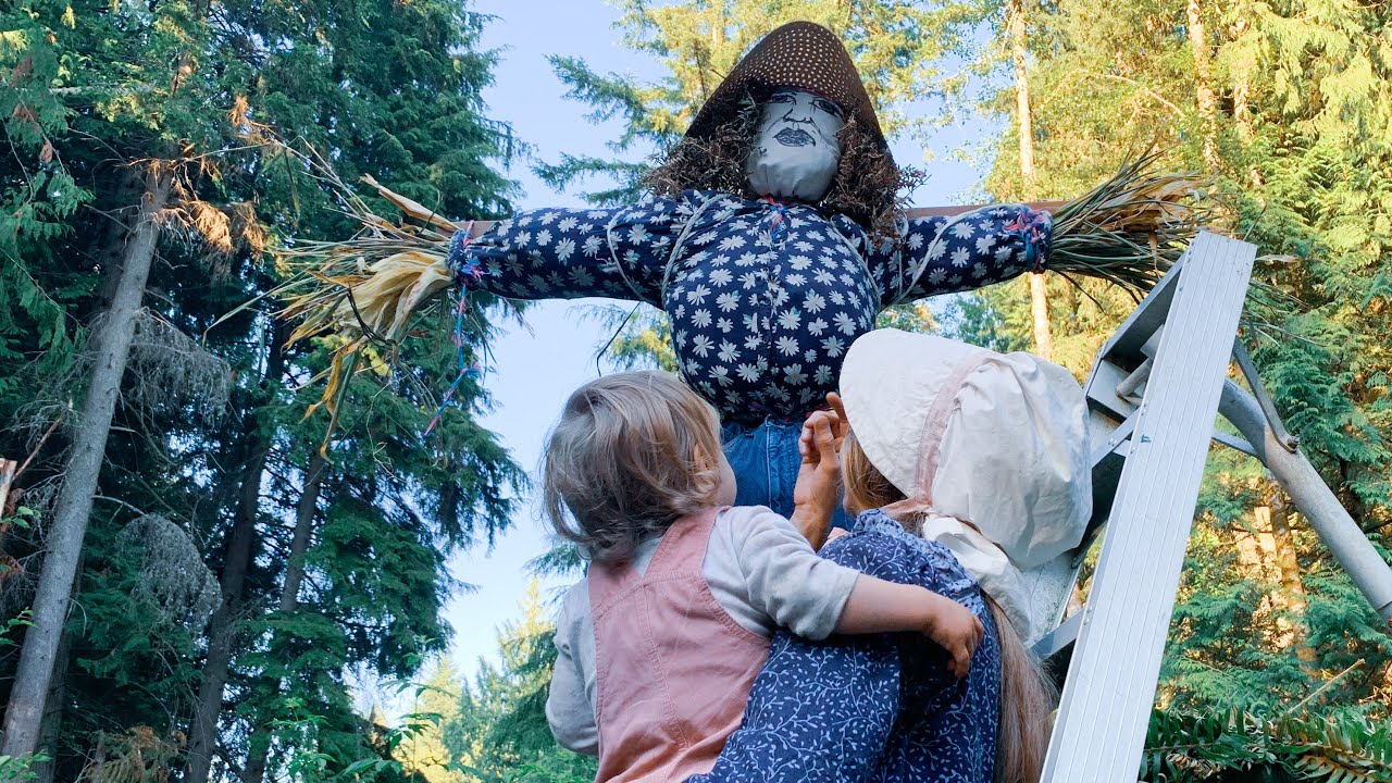 A Scarecrow for the Garden! Meet Miss Janis, Our New, Sassy n’ Fun Scarecrow.