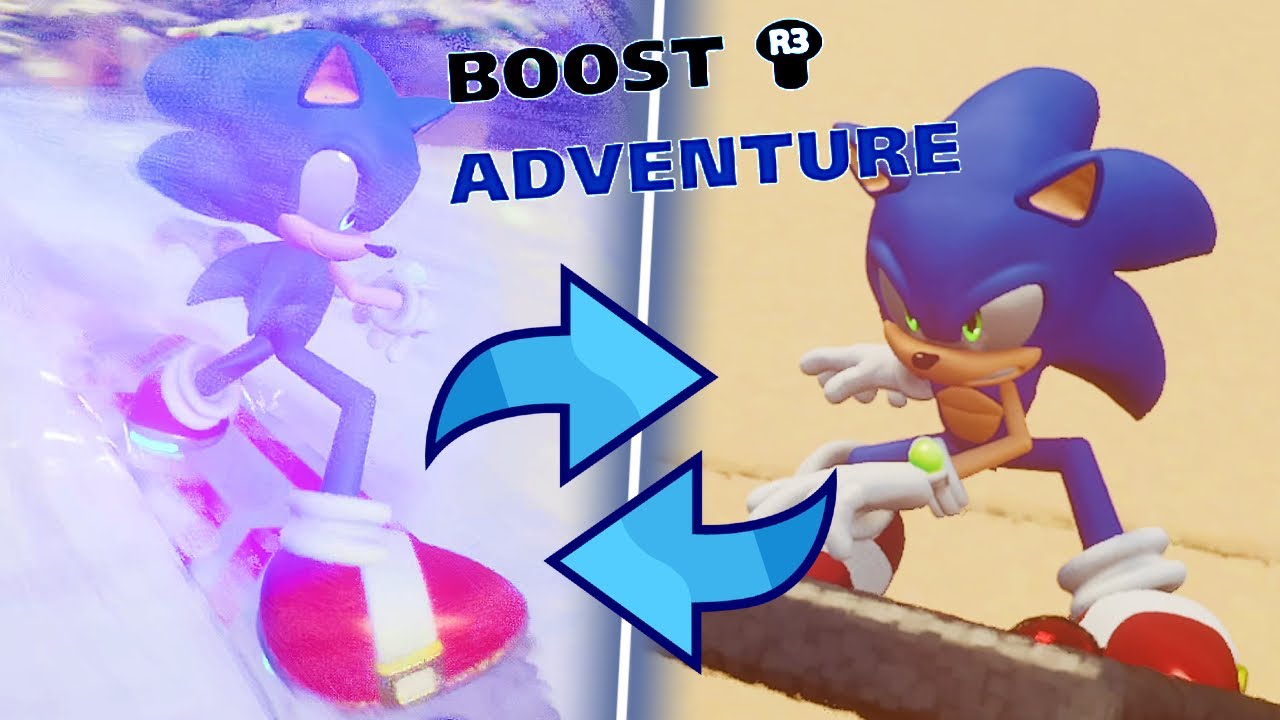 Swap between Adventure and Modern Sonic! (Sonic 2021 Dreams Edition)