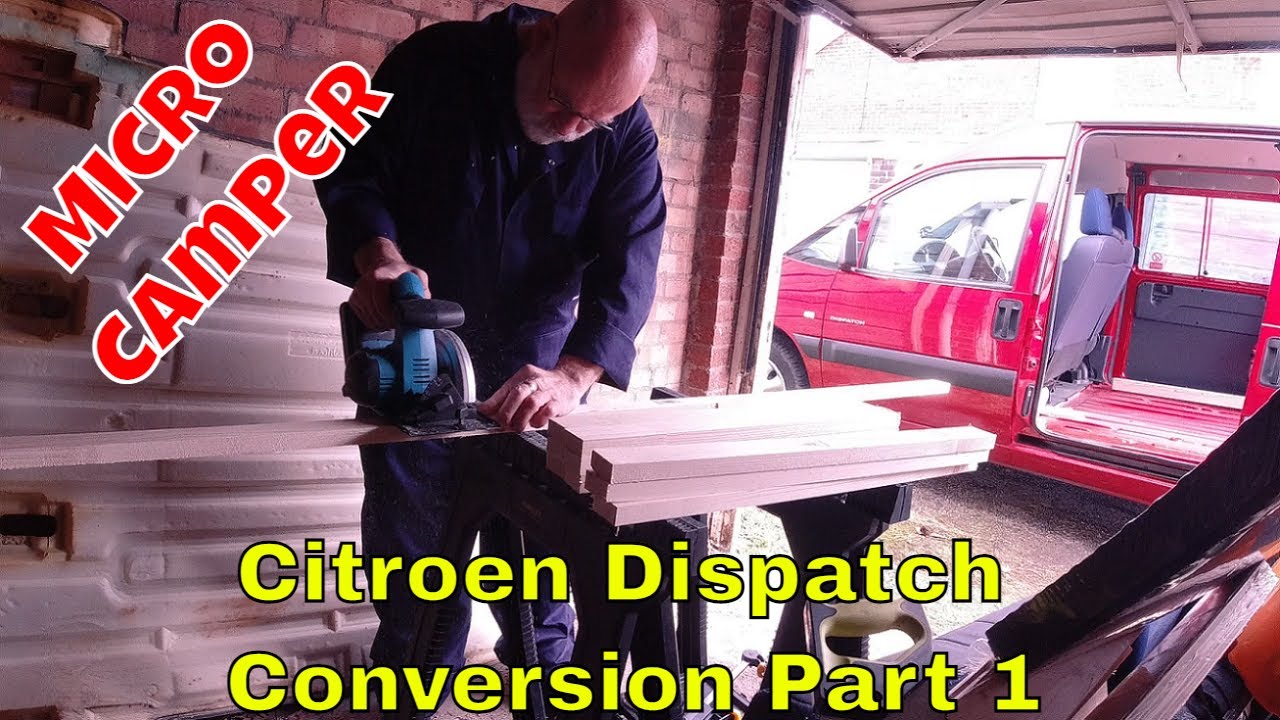 88: Citroen Dispatch Micro Camper Conversion Part 1#fulltime #vanlife #microcamper #citroendispatch