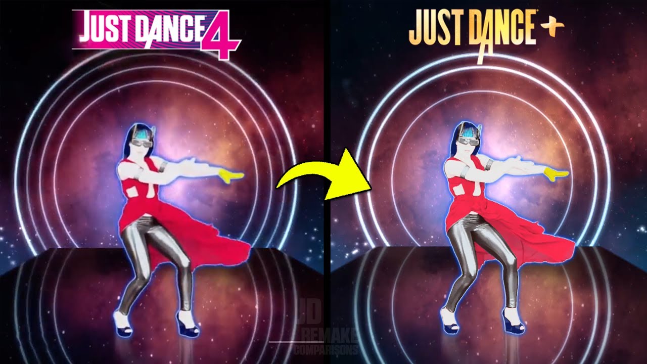 JUST DANCE COMPARISON - CRAZY LITTLE THING | JD4 x JD+