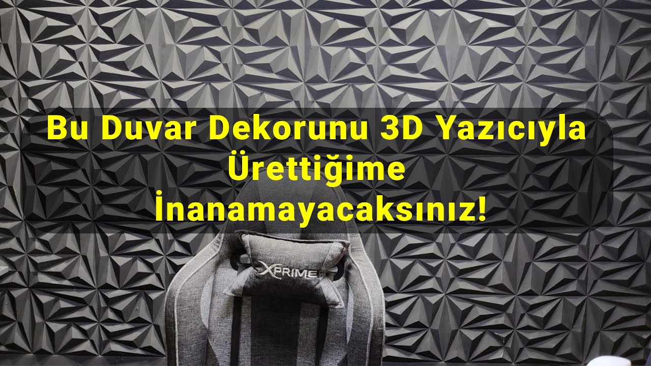 3D Baskıdan Silikon Kalıba: Kendi Duvar Panellerimi Nasıl Ürettim?