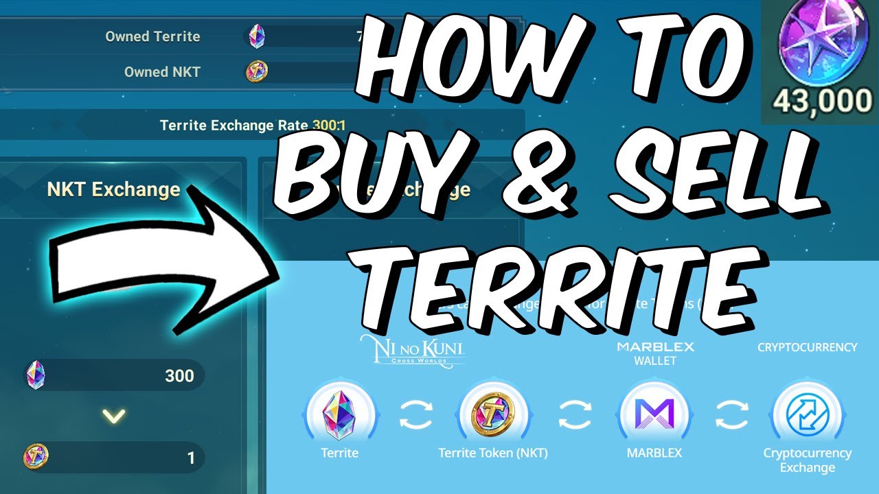 How To Buy & Sell Territe and Asterite - Full Play To Earn Crypto Guide - Ni No Kuni Cross Worlds