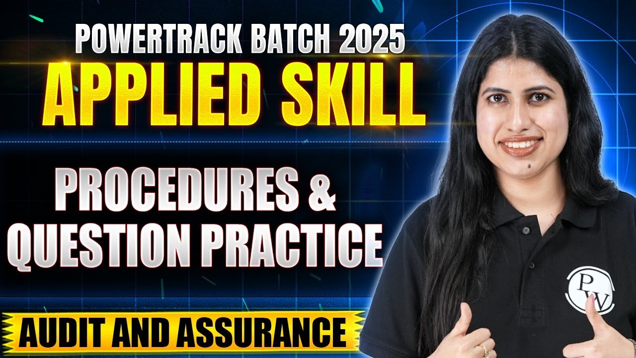 Procedures & Question Practice | Audit and Assurance (AA) | Skill Level | ACCA by PW