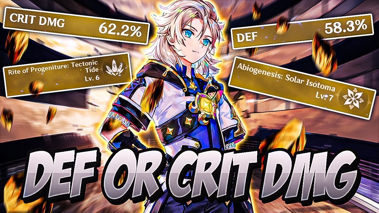 Should You Use Defense Head Piece Or Crit Damage?! Genshin Impact