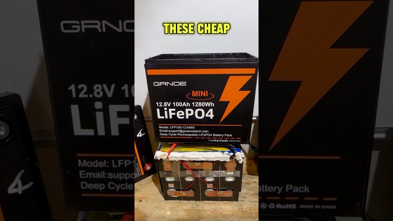 Cheap Amazon 12V LiFePO4 Batteries | GRNOE Battery #lifepo4battery #amazon #teardown