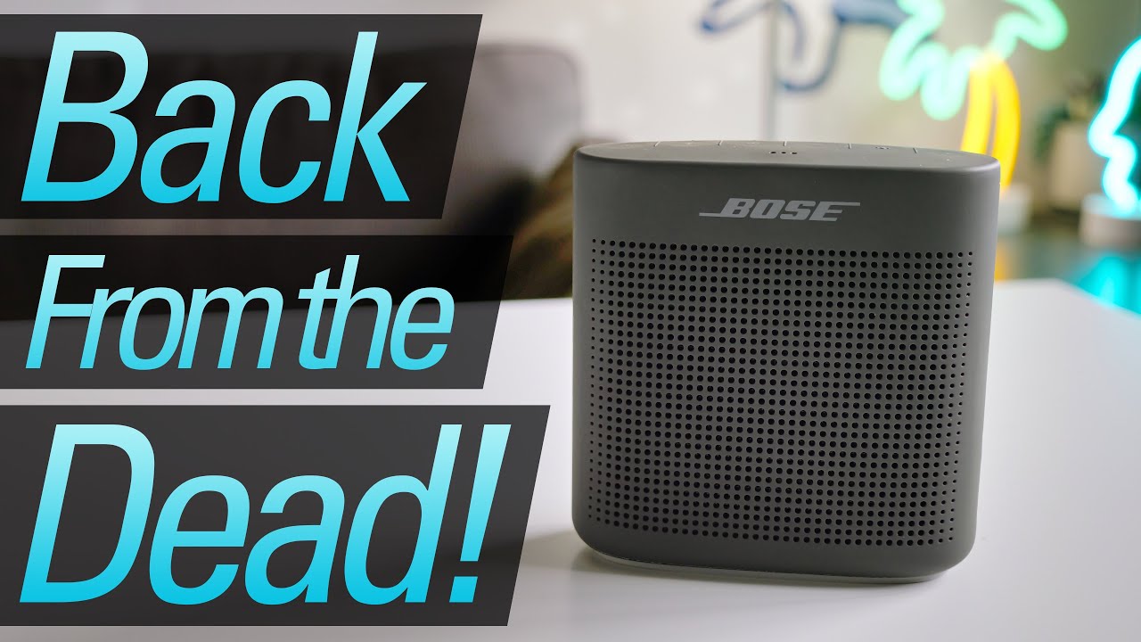 Восстановление неисправной Bluetooth-колонки Bose SoundLink