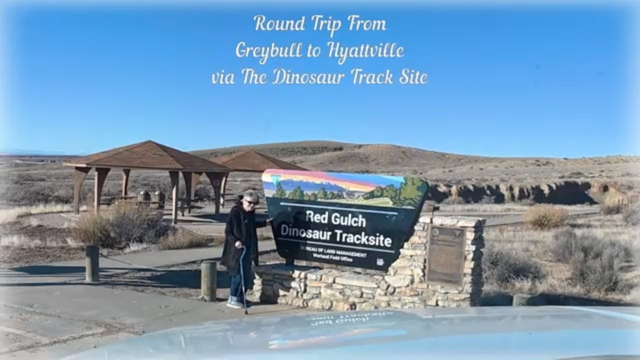 Greybull, WY to Hyattville, WY via The Dinosaur Track Site