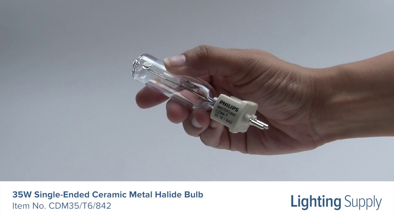 Philips 35W Single-Ended Ceramic Metal Halide Bulb (CDM35/T6/842)