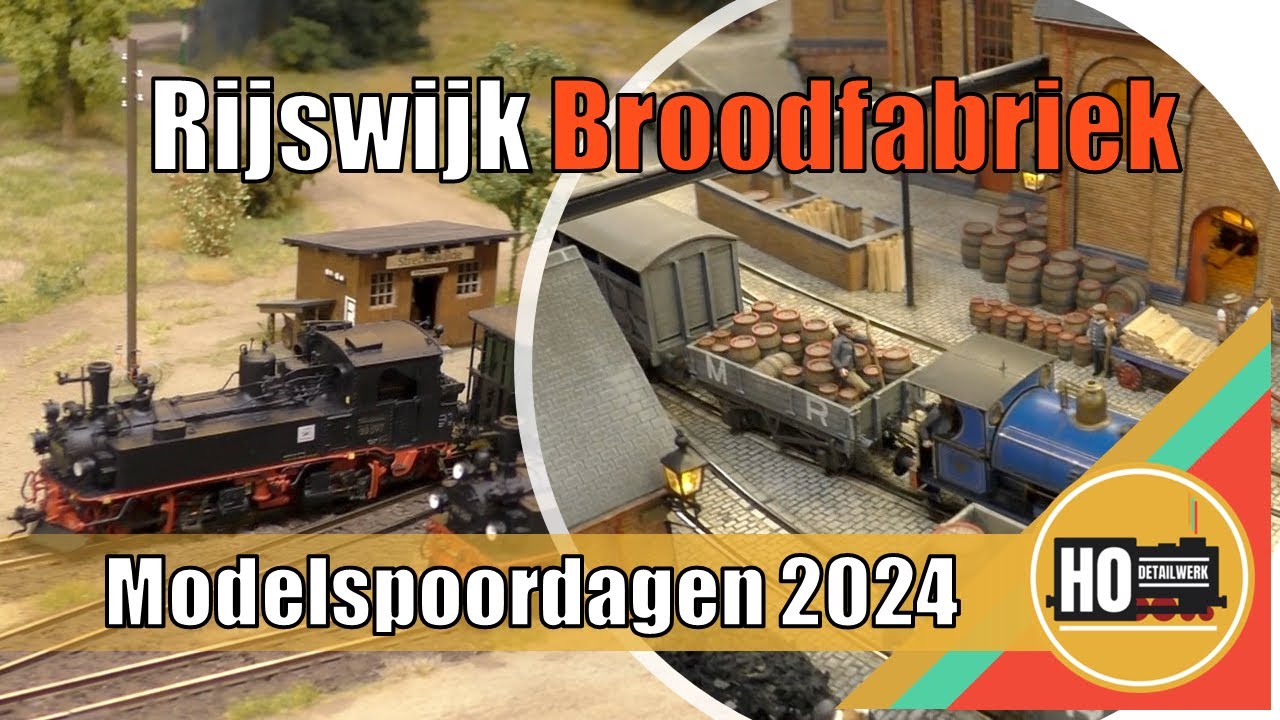Nederlandse Modelspoordagen 2024 Broodfabriek Rijswijk - Tolle Modellbahnen -  Great modelrailroads