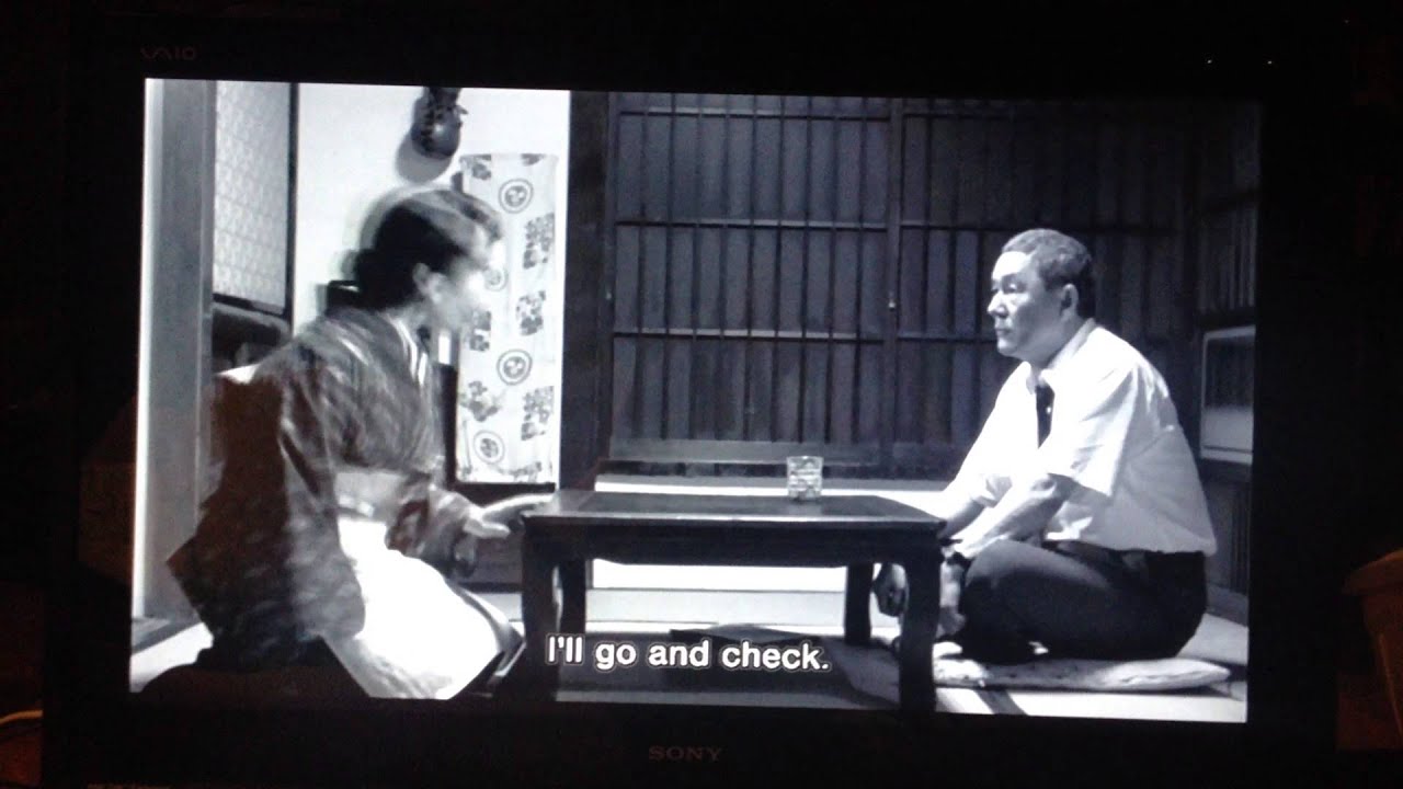 Takeshi Kitano's Yasujiro Ozu Parody