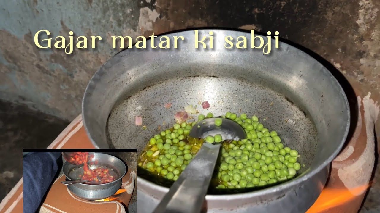 Gajar matar ki  sabji by Durgesh nandini verma