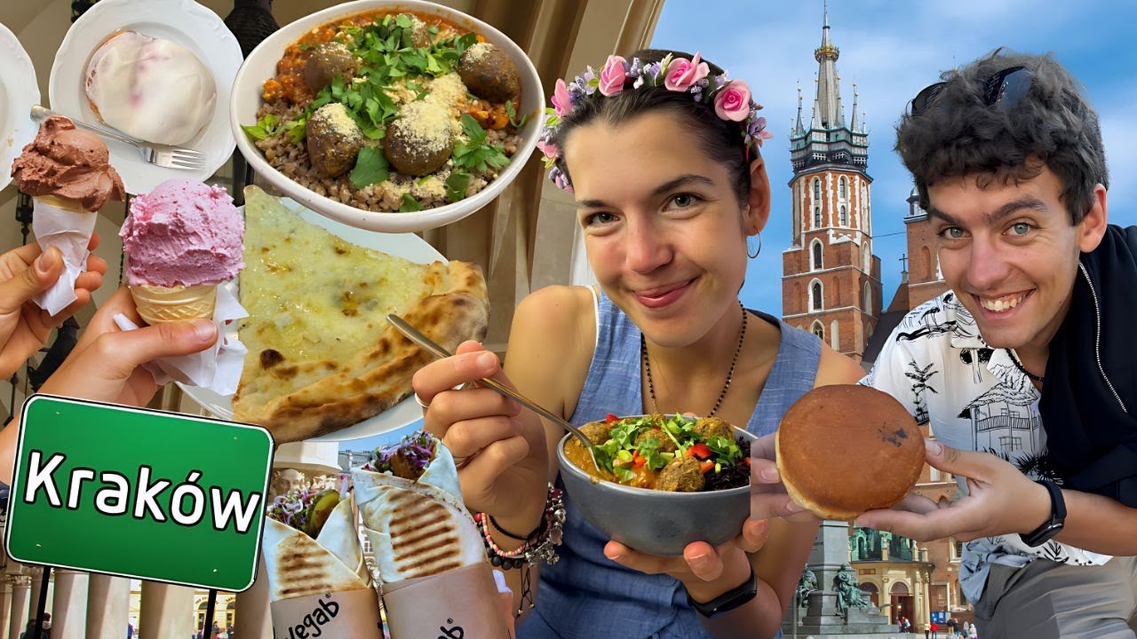 KRAKÓW: Gdzie zjeść w Krakowie? Restauracje, kawiarnie i desery bez cukru! FOOD VLOG