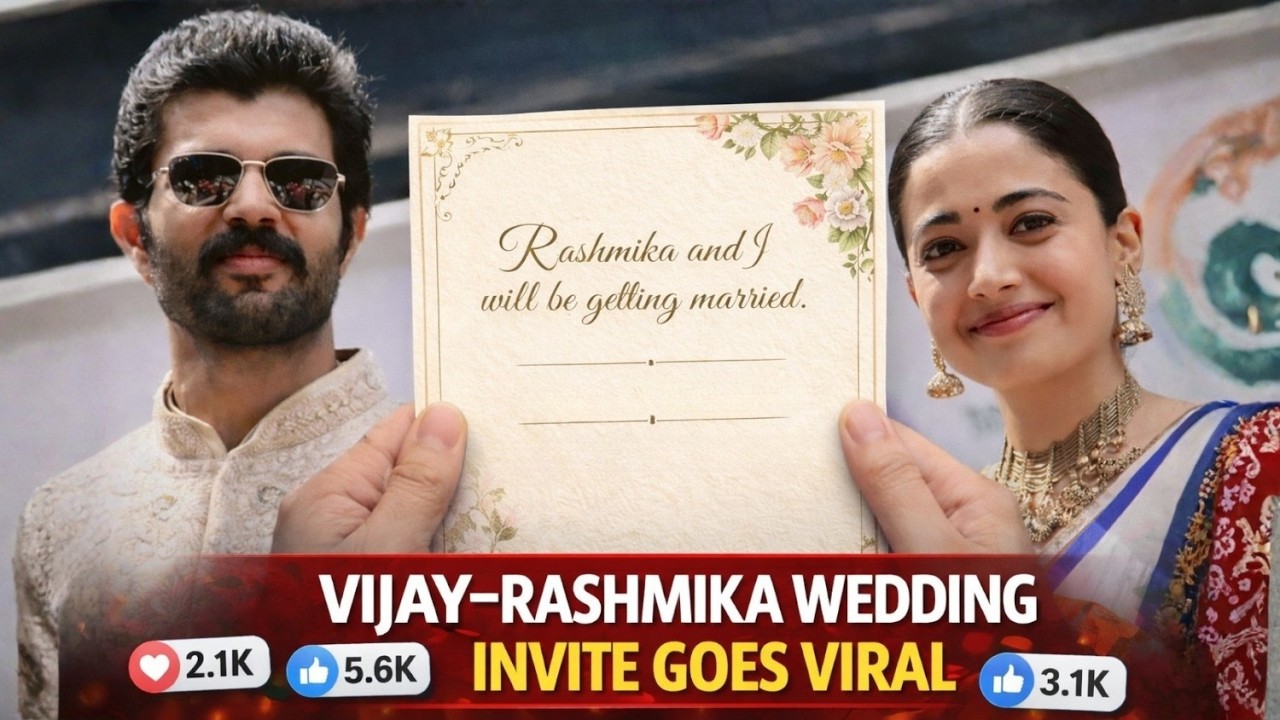viral wedding invite claims vijay deverakonda & rashmika mandanna marriage