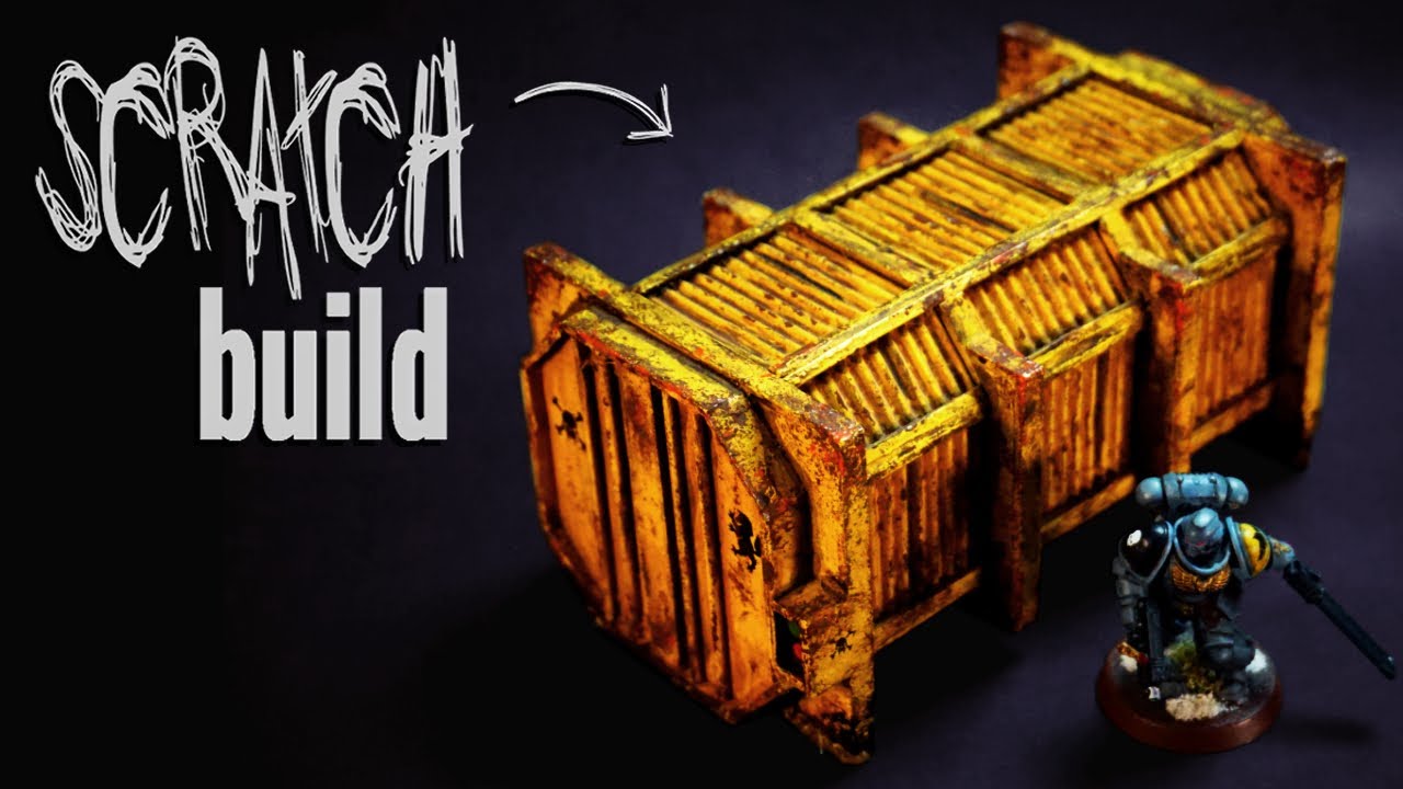 Sci-Fi Shipping Container for BEGINNERS (Warhammer40k/Kill Team/Necromunda)