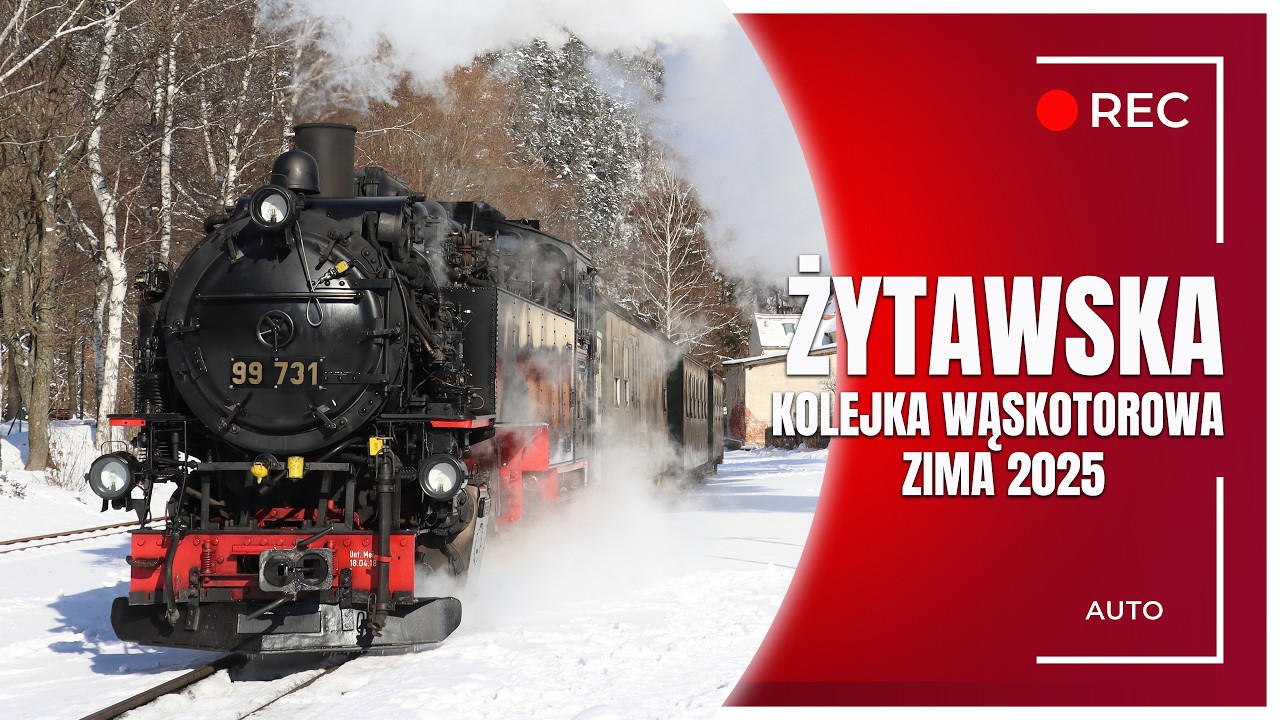 Żytawska Kolejka Wąskotorowa -  zima 2025
