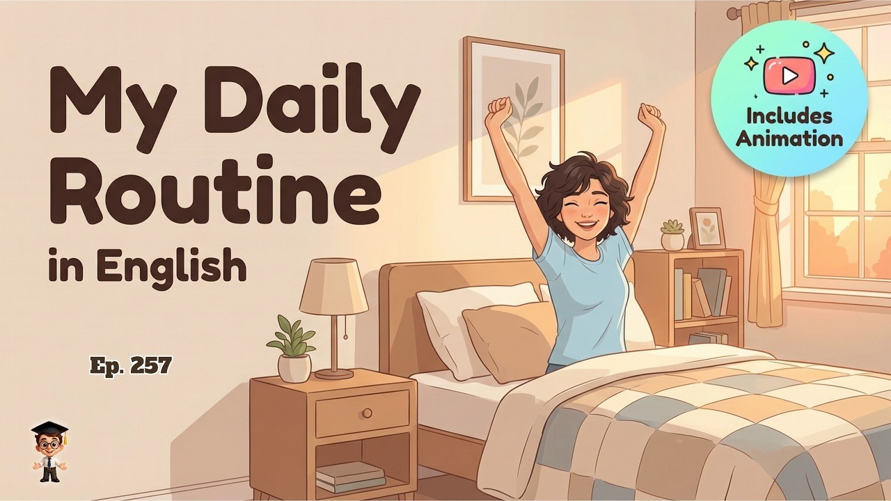 Learn English with This Daily Routine (You Will Understand 100%) | English Podcast[MrEnglishtv]