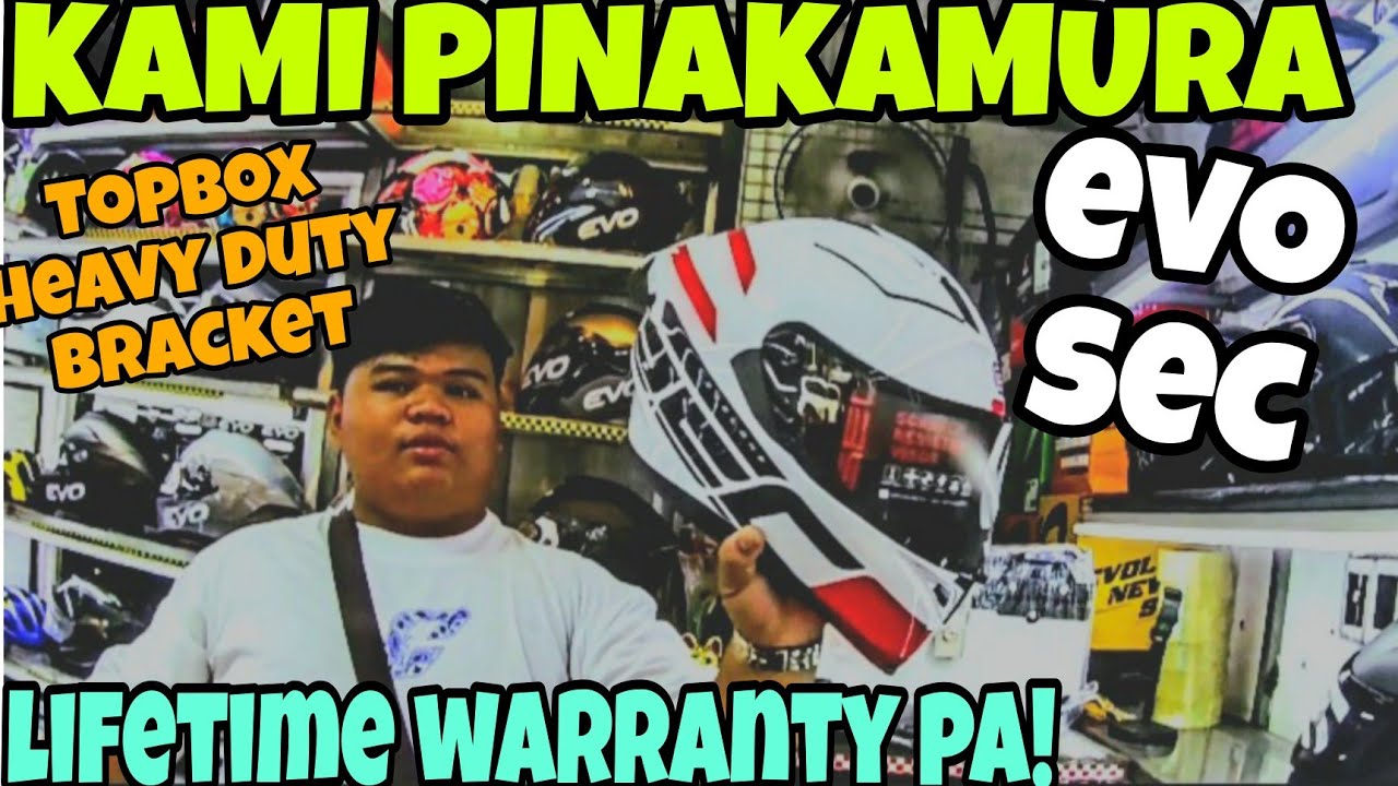 SILA ang PINAKAMURA| EVO,SEC HELMET|ALLOY TOPBOX|MONORACK bracket 900 lang! life time WARRANTY PA!