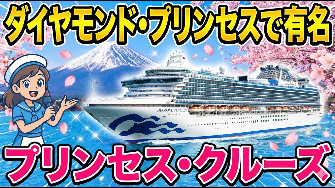 【ダイヤモンド・プリンセスで有名】プリンセス・クルーズの魅力を徹底解説！