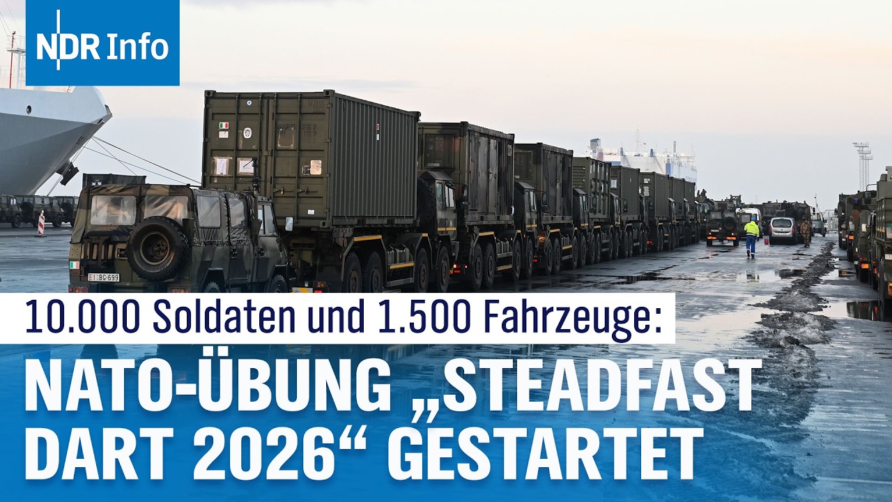NATO-&Uuml;bung in Deutschland: Tausende Soldaten & schweres Ger&auml;t aus ganz Europa im Einsatz | NDR Info