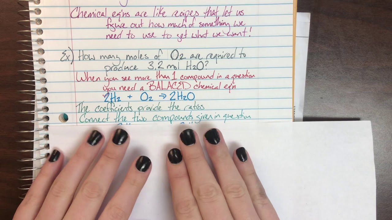 Mole to Mole Calculation