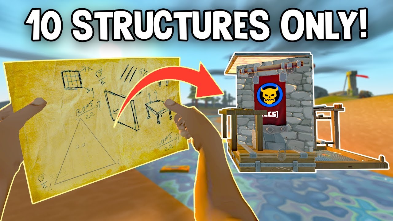 I Built A 10 Structure 1x1 Triangle Base Design! - Tribals Survival